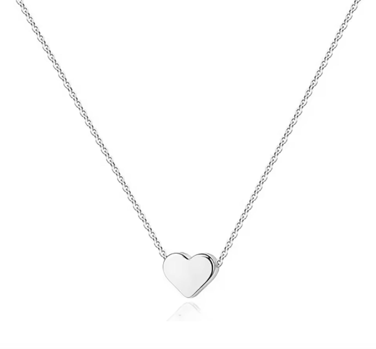 Gold & Silver Plated Heart Necklace